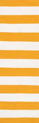 Flatwoven Regent Stripes Rug – Yellow