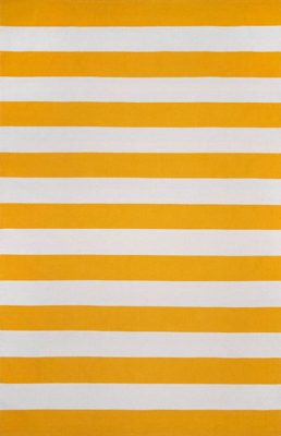 Flatwoven Regent Stripes Rug – Yellow