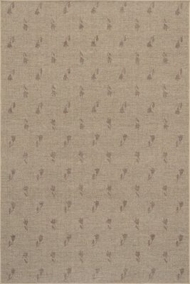 Flora Floral Washable Rug by Nate Berkus – Burgundy