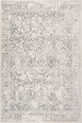 Floral Ornament Rug – Ivory