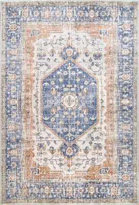 Florid Dreams Rug – Blue