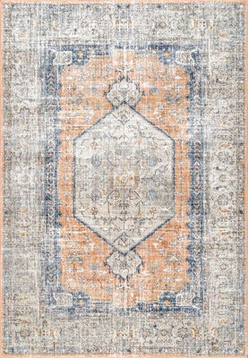 Florid Dreams Rug – Peach