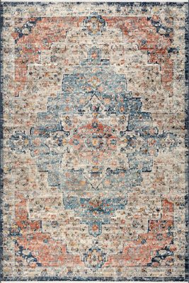 Flourishing Medallion Rug – Multicolor