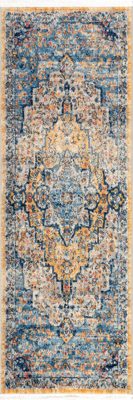 Flourishing Medallion Rug – Yellow