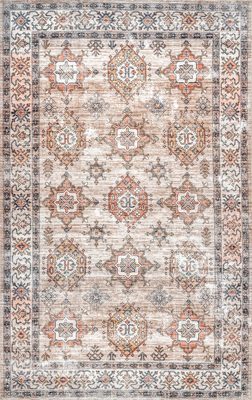 Francesca Timeworn Charm Washable Rug – Beige