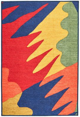 Graphic Machine Washable Rug – Multi
