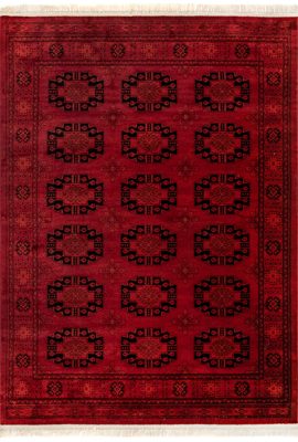 Hailey Persian Trellis Rug – Red