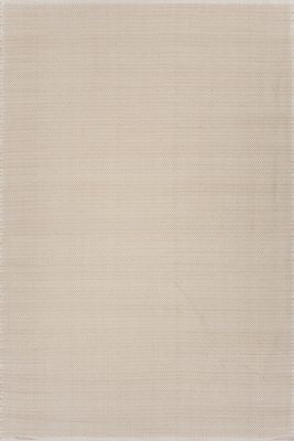 Herringbone Handwoven Indoor/Outdoor Rug – Linen/White