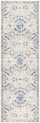 Honeycomb Labyrinth Rug – Blue