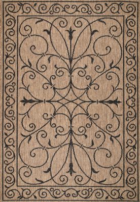 Indoor/Outdoor Krem Rug – Brown