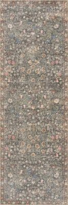 Indray Traditional Floral and Paisley Rug – Green