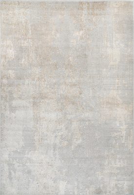 Iris Textured Abstract Rug – Light Grey