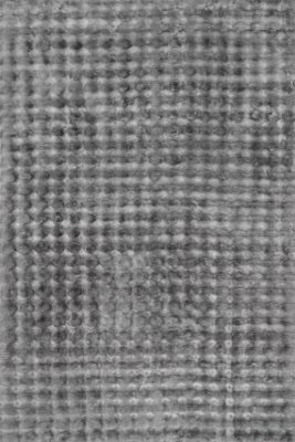 Ivana Checkered Plush Cloud Washable Rug – Dark Grey