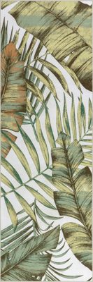 Jungle Spill Proof Washable Rug – Sage Green