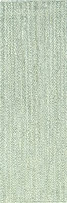 Jute Braided Rug – Green