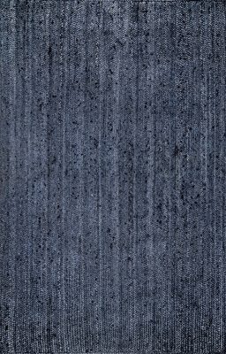 Jute Braided Rug – Navy