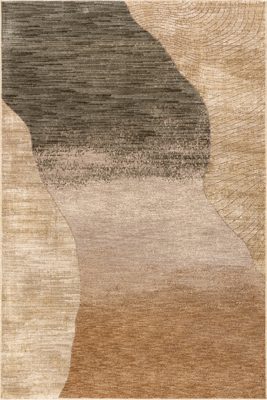 Koshi Abstract Rug – Light Brown