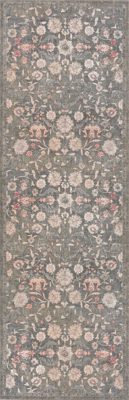 Kwireh Traditional Floral and Paisley Rug – Green