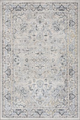 Lianna Washable Vines Rug – Blue