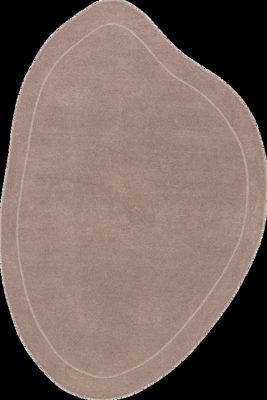 Los Feliz Abstract Wool Rug – Mauve