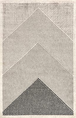 Mae Traverse Stripes Rug – Grey