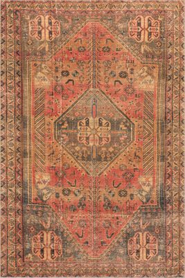 Matil Medallion Washable Rug – Golden