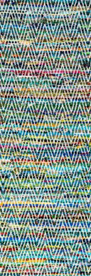 Maxine Chromatic Chevron Rug – Green
