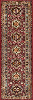 Medieval Herald Indoor/Outdoor Rug – Dark Red