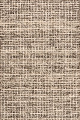 Melrose Checked Rug – Brown