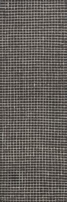 Melrose Checked Rug – Charcoal