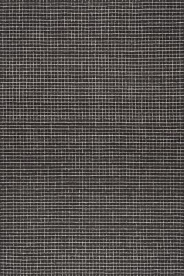 Melrose Checked Rug – Charcoal