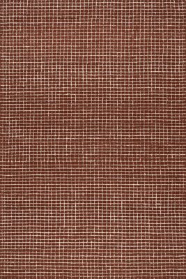 Melrose Checked Rug – Chestnut