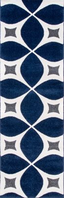 Mod Trellis Rug – Navy
