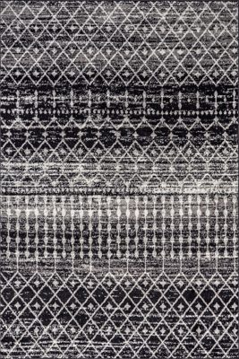 Moroccan Trellis Rug – Black