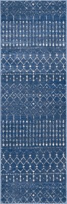 Moroccan Trellis Rug – Dark Blue