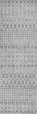 Moroccan Trellis Rug – Dark Grey