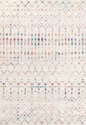Moroccan Trellis Rug – Light Multicolor