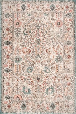 Native Collage Rug – Beige