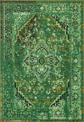Persian Vintage Rug – Green