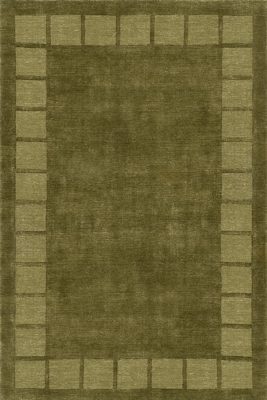 Petra High-Low Wool-Blend Rug – Verdant Green