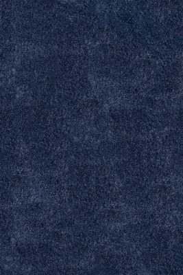 Plush Solid Shaggy Rug – Navy