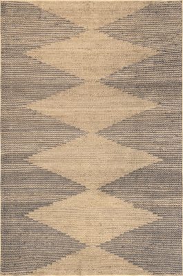 Reema Easy-Jute Washable Pyramids Rug – Natural