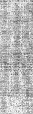 Ruby Distressed Mist Rug – Grey
