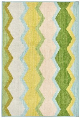 Safety Net Machine Washable Rug – Green