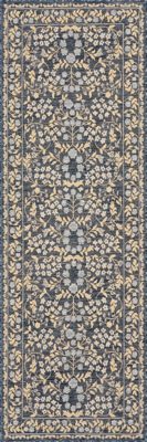 Sanaya Transitional Floral Indoor/Outdoor Rug – Navy