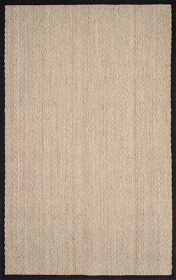 Seagrass Herringbone Rug – Black