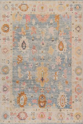 Selune Washable Rug – Light Blue