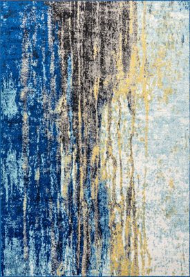 Serene Waterfall Rug – Blue