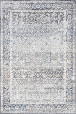 Shannon Spill Proof Washable Rug – Grey
