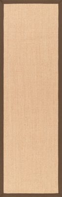 Sisal Border Rug – Brown